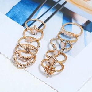 Various Size Set of 10 Rings